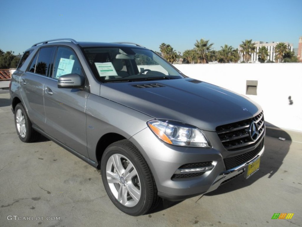 2012 ML 350 4Matic - Palladium Silver Metallic / Grey photo #1