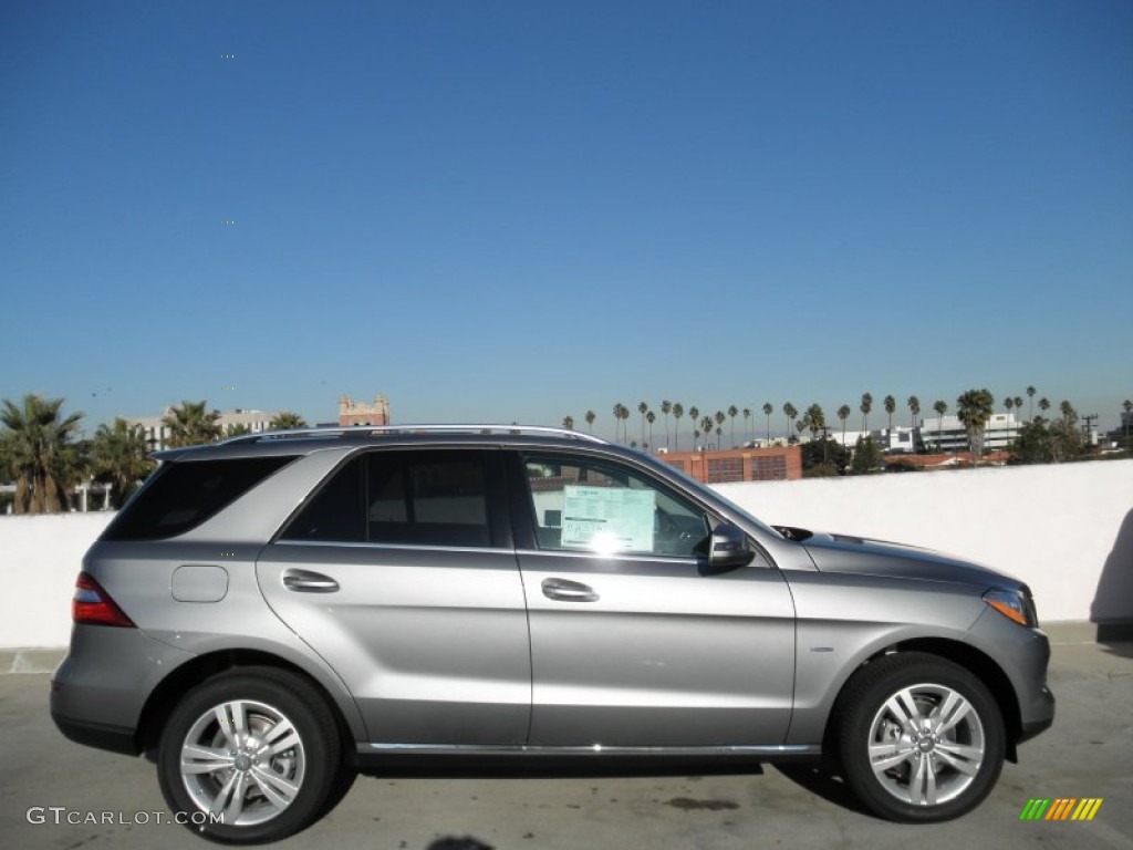 2012 ML 350 4Matic - Palladium Silver Metallic / Grey photo #3