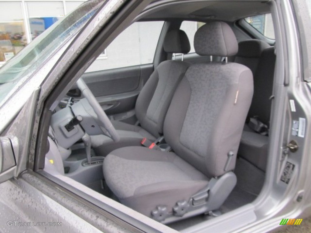 Gray Interior 2003 Hyundai Accent GL Coupe Photo #57561996