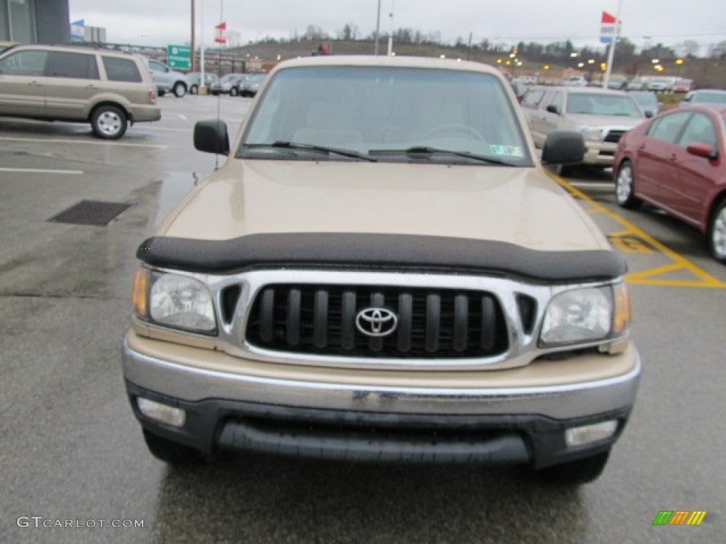 2001 Tacoma V6 TRD Xtracab 4x4 - Mystic Gold Metallic / Oak Beige photo #10