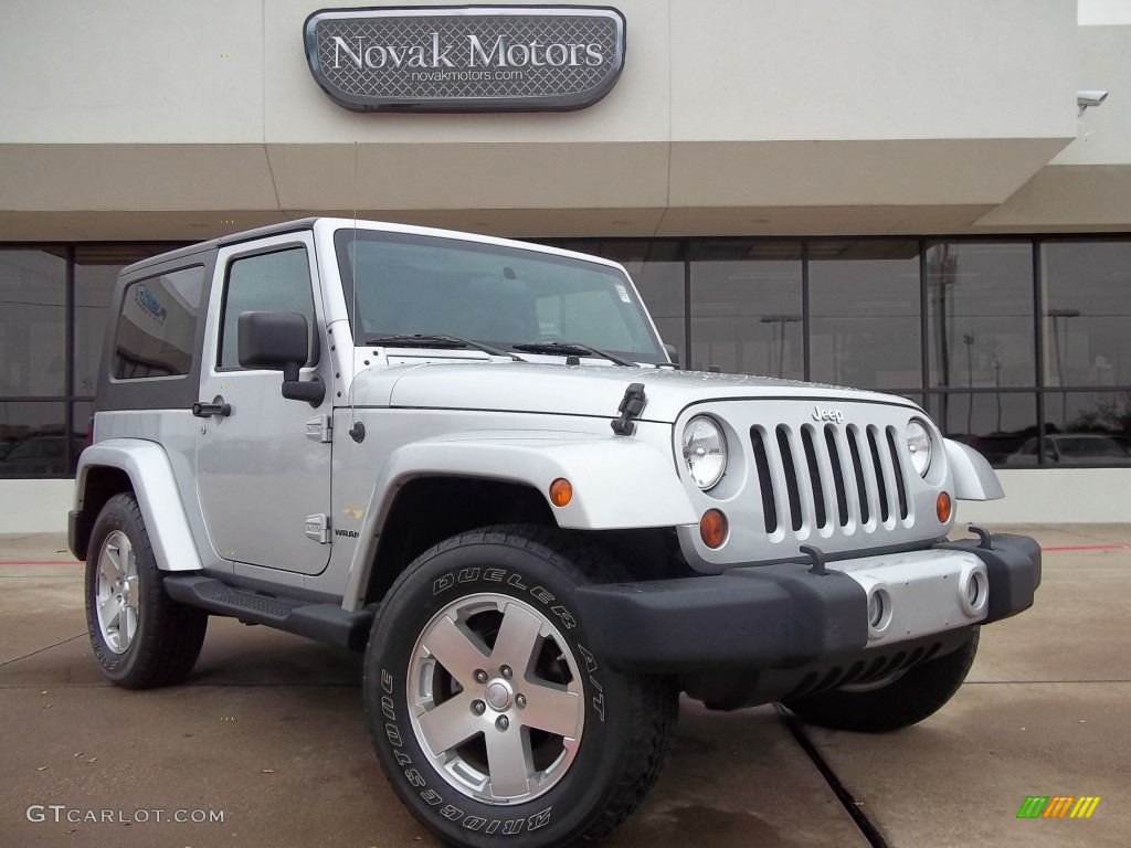 2008 Wrangler Sahara 4x4 - Bright Silver Metallic / Dark Slate Gray/Medium Slate Gray photo #1