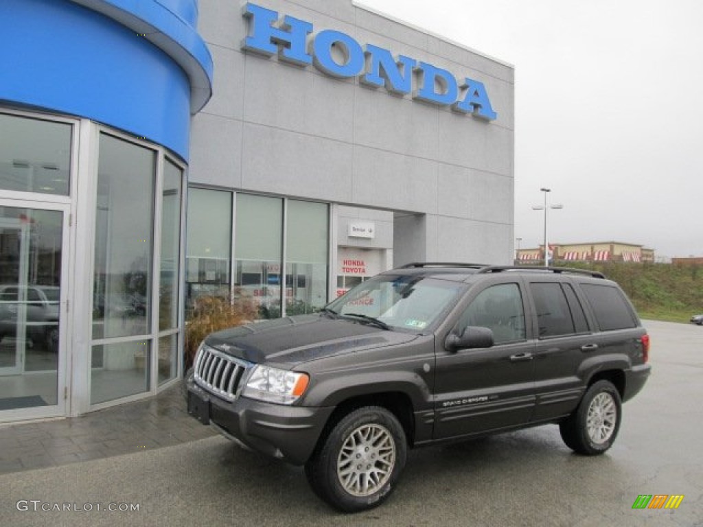2004 Grand Cherokee Limited 4x4 - Dark Khaki Pearl / Taupe photo #1