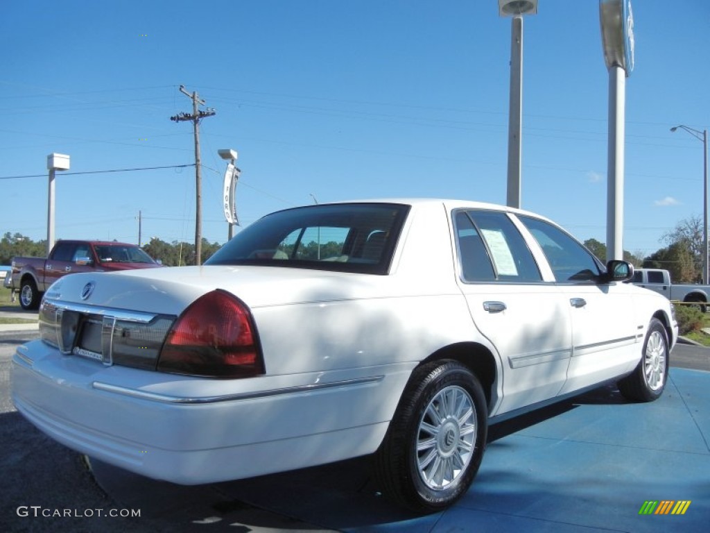 2011 Grand Marquis LS Ultimate Edition - Vibrant White / Light Camel photo #5