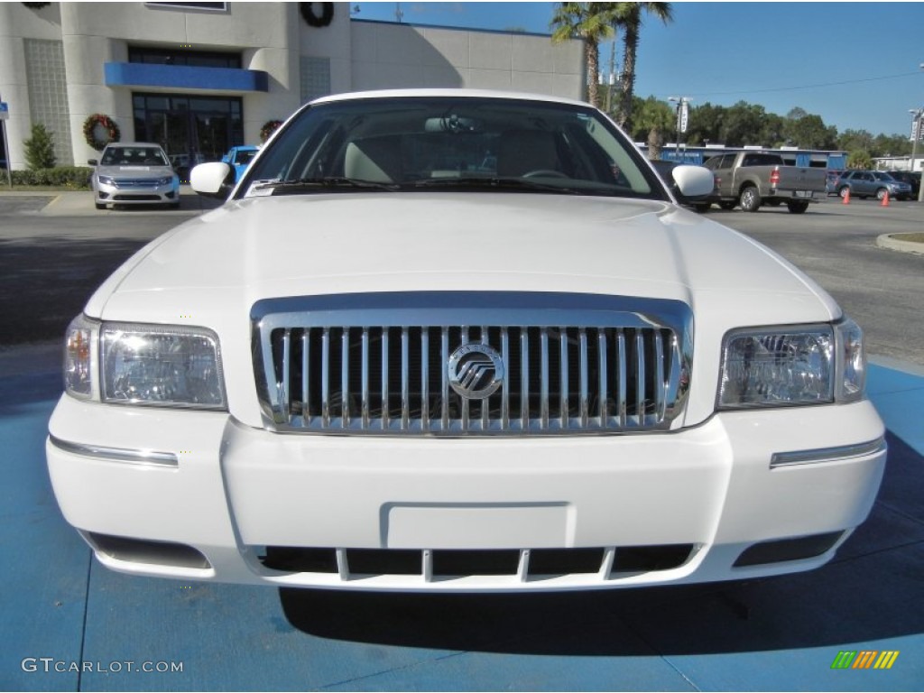 2011 Grand Marquis LS Ultimate Edition - Vibrant White / Light Camel photo #8