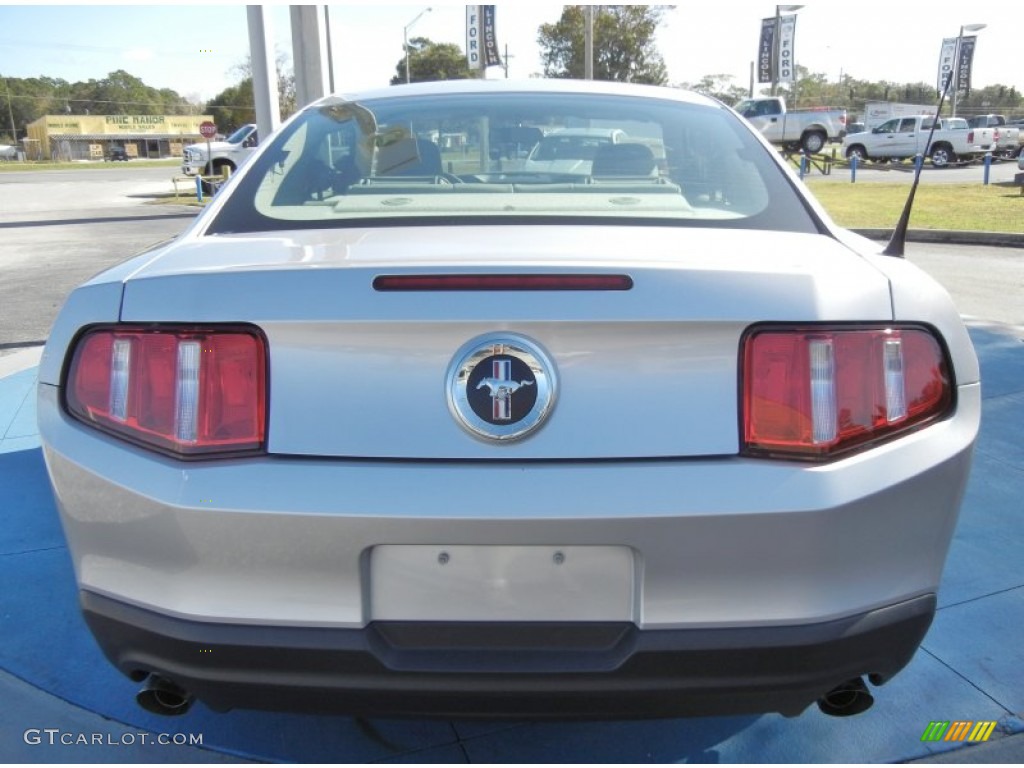 2011 Mustang V6 Premium Coupe - Ingot Silver Metallic / Stone photo #4