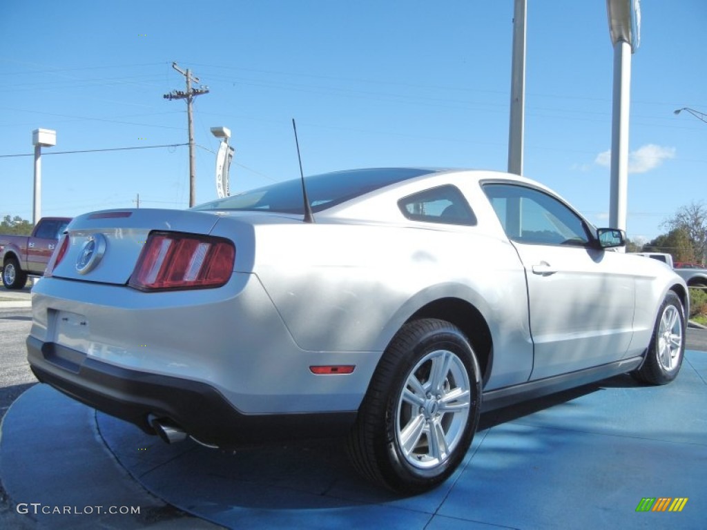 2011 Mustang V6 Premium Coupe - Ingot Silver Metallic / Stone photo #5