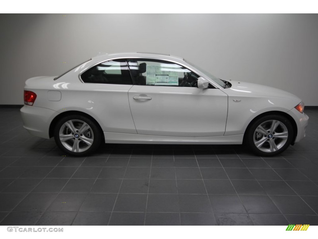 Alpine White 2012 BMW 1 Series 128i Coupe Exterior Photo #57565857