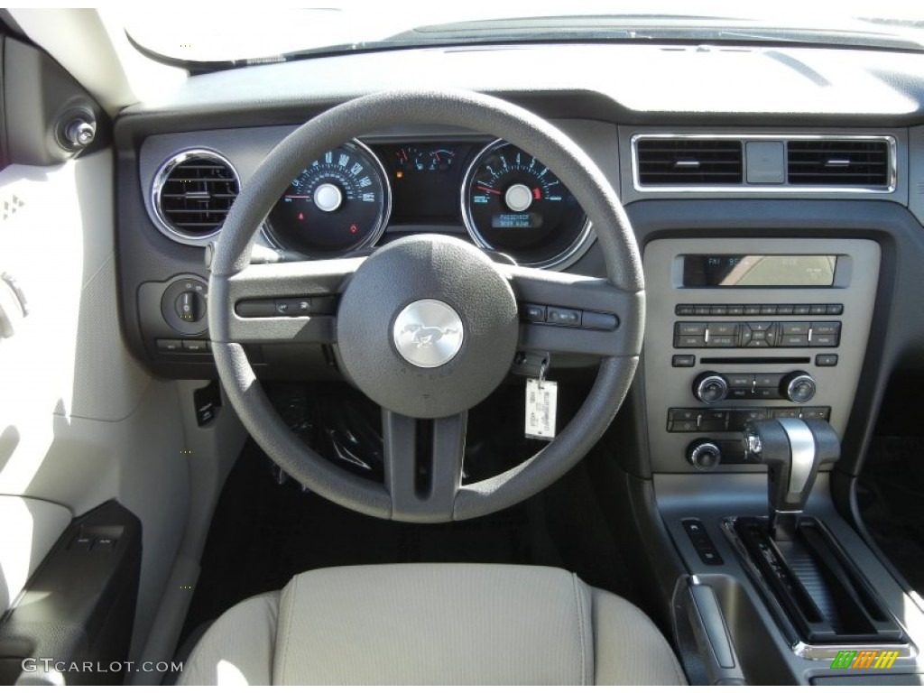 2011 Mustang V6 Premium Coupe - Ingot Silver Metallic / Stone photo #18