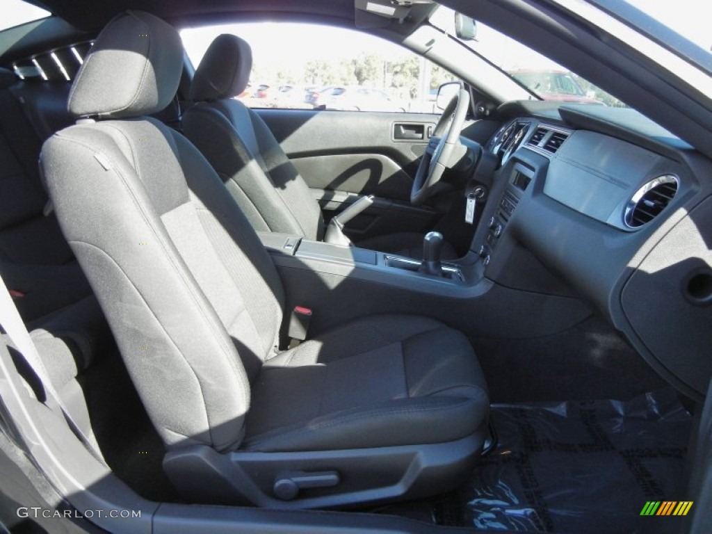 2011 Mustang V6 Premium Coupe - Ebony Black / Charcoal Black photo #14