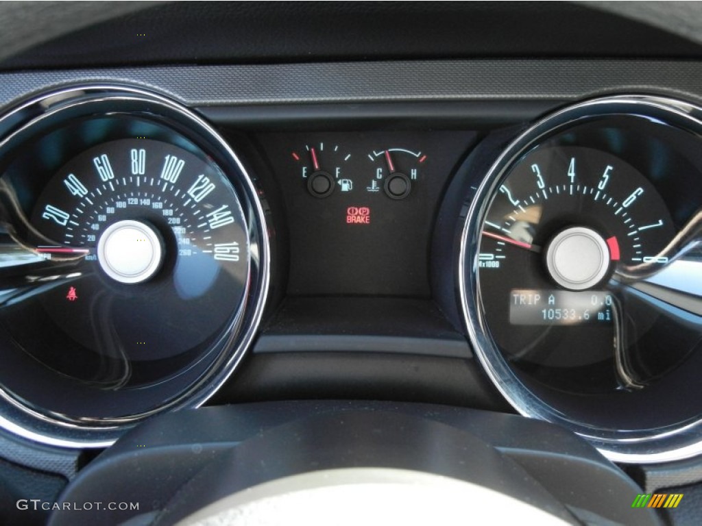 2011 Mustang V6 Premium Coupe - Ebony Black / Charcoal Black photo #19
