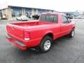 2000 Bright Red Ford Ranger XL Regular Cab  photo #14