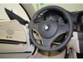 Cream Beige Steering Wheel Photo for 2012 BMW 3 Series #57567387