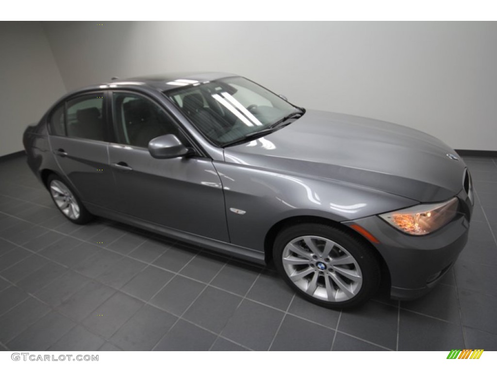 2011 3 Series 328i Sedan - Space Gray Metallic / Black photo #4