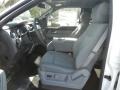 Steel Gray 2012 Ford F150 XLT SuperCrew Interior Color