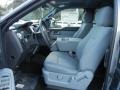 Steel Gray 2012 Ford F150 XLT SuperCab Interior Color