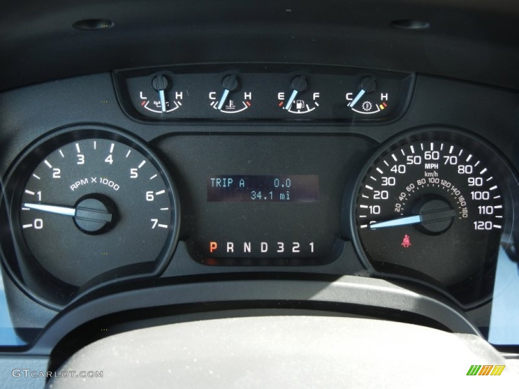2012 Ford F150 XL Regular Cab Gauges Photo #57568407