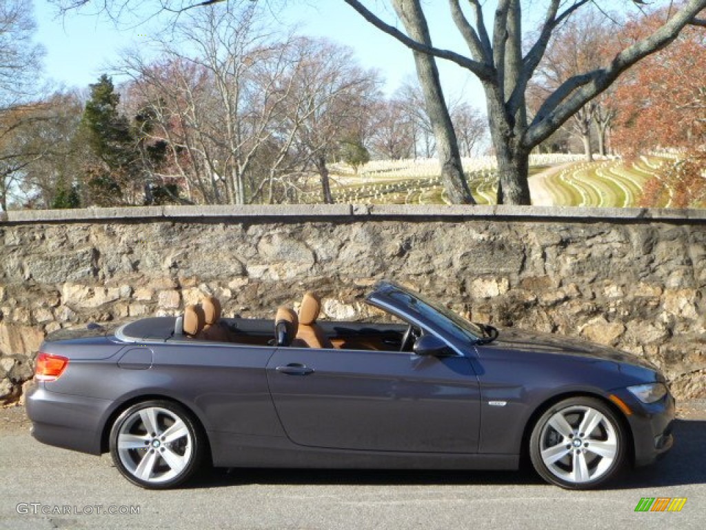 2007 3 Series 335i Convertible - Sparkling Graphite Metallic / Saddle Brown/Black photo #14