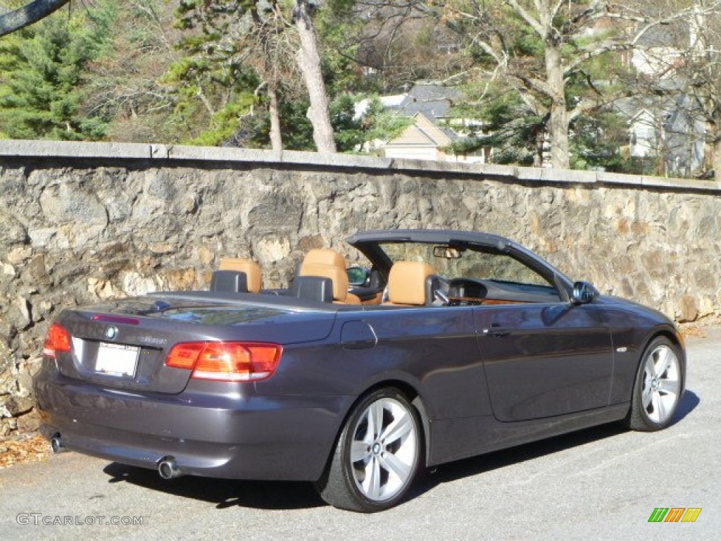 2007 3 Series 335i Convertible - Sparkling Graphite Metallic / Saddle Brown/Black photo #15