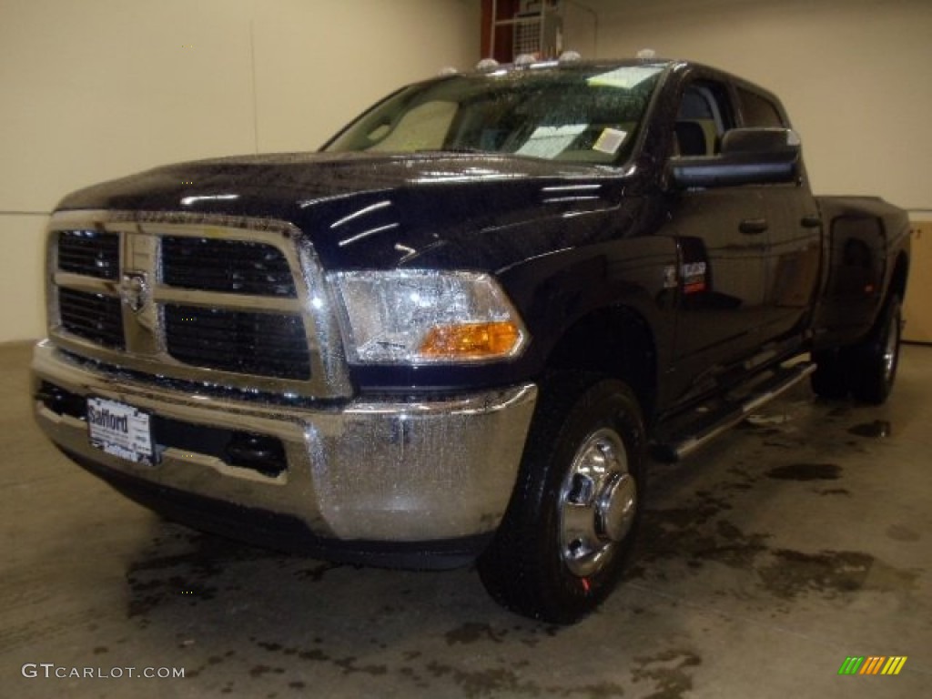 2012 Ram 3500 HD ST Crew Cab 4x4 Dually - True Blue Pearl / Dark Slate/Medium Graystone photo #1