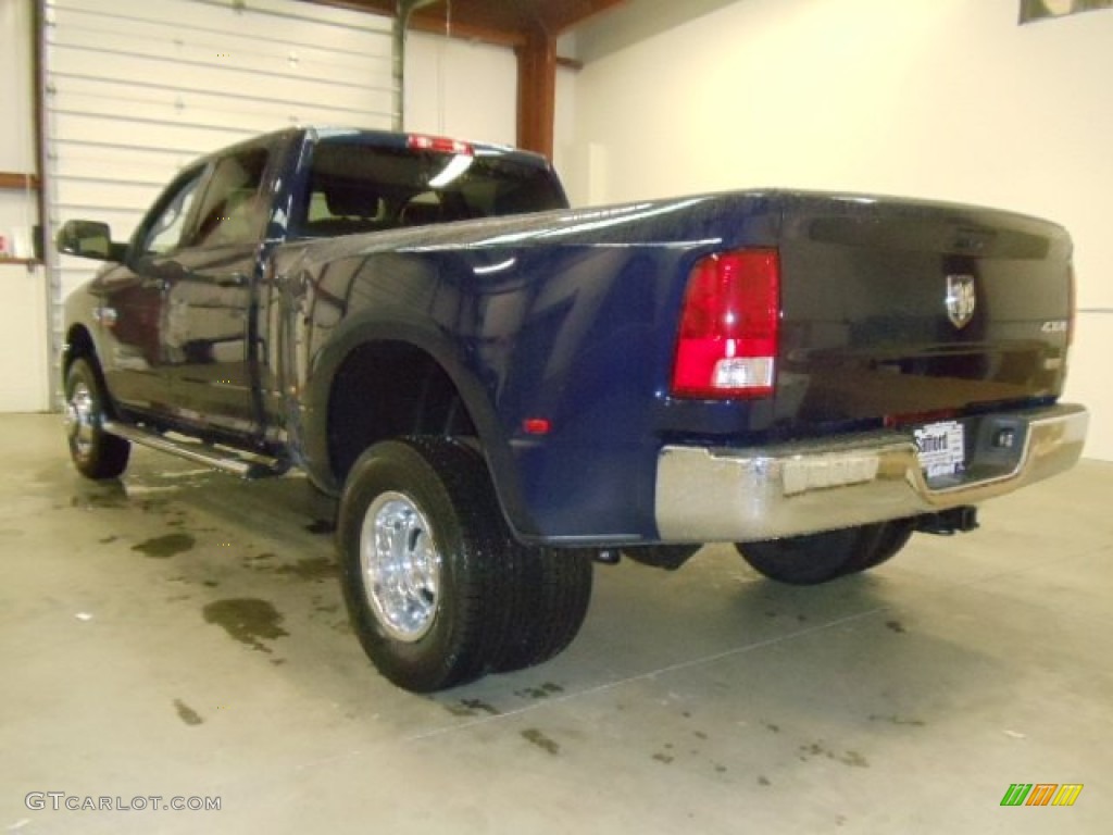 True Blue Pearl 2012 Dodge Ram 3500 HD ST Crew Cab 4x4 Dually Exterior Photo #57569649