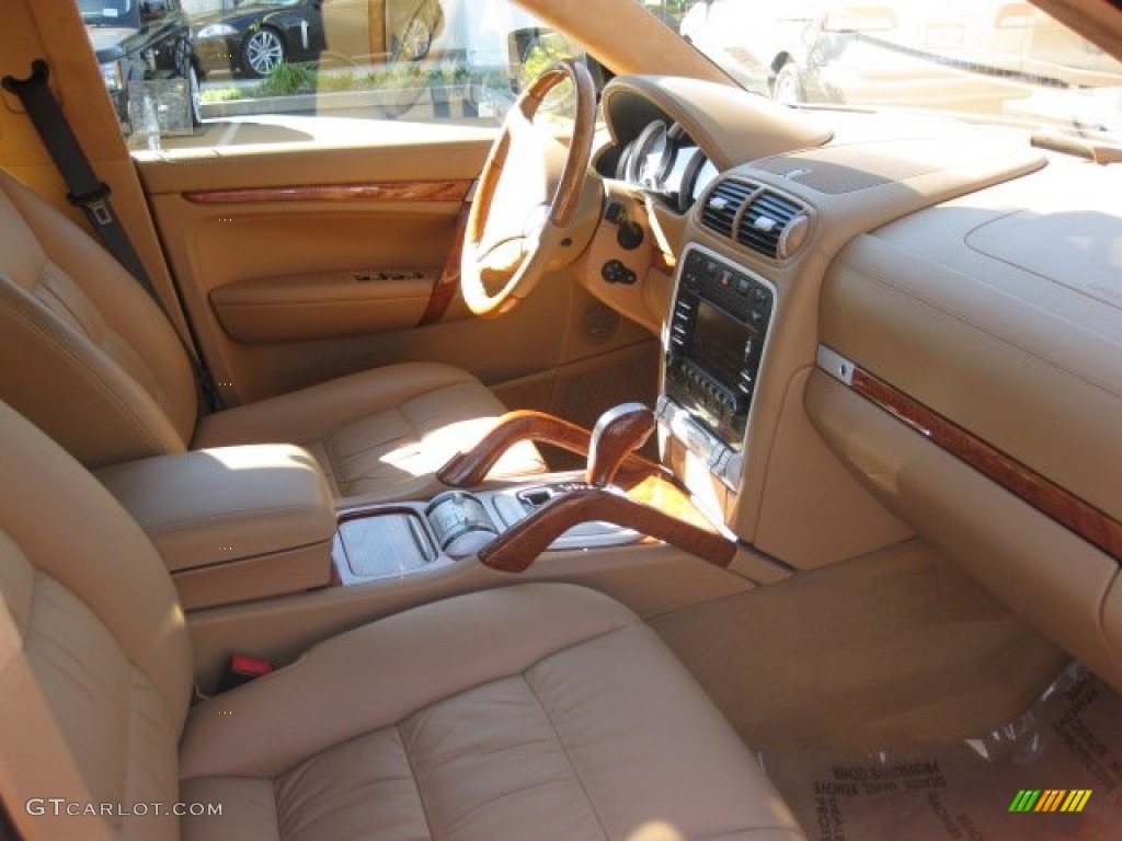 2009 Cayenne Turbo S - Lava Grey Metallic / Sand Beige Full Leather photo #5