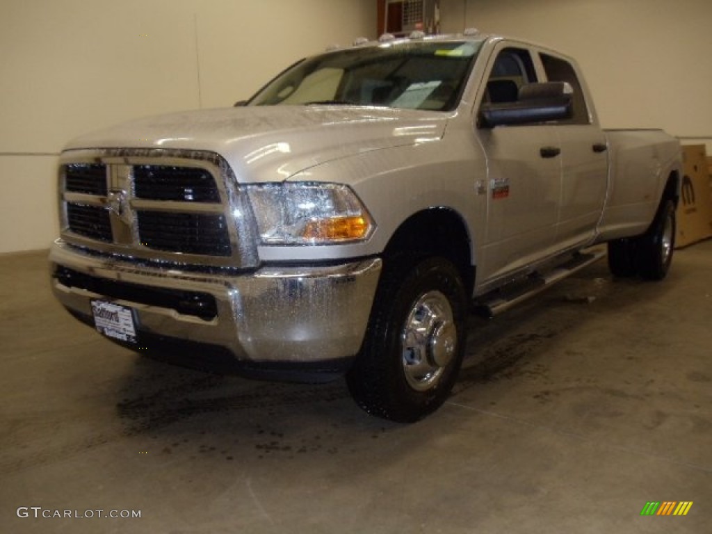 2012 Ram 3500 HD ST Crew Cab 4x4 Dually - Bright Silver Metallic / Dark Slate/Medium Graystone photo #1