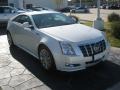 2012 White Diamond Tricoat Cadillac CTS Coupe  photo #6