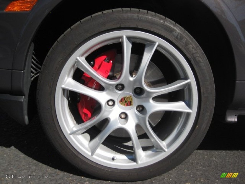 2009 Cayenne Turbo S - Lava Grey Metallic / Sand Beige Full Leather photo #13