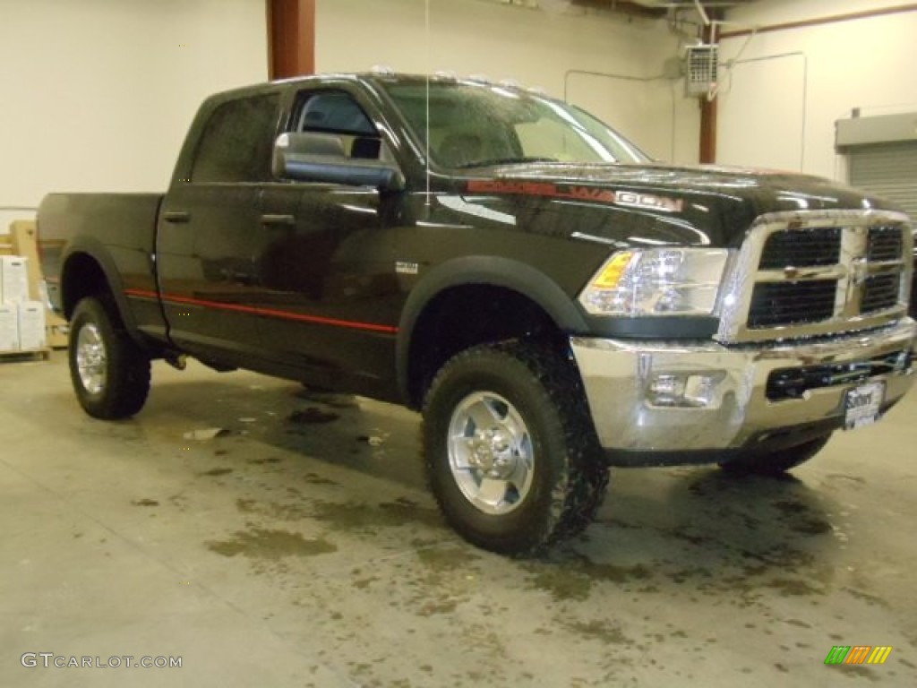 2012 Ram 2500 HD Power Wagon Crew Cab 4x4 - Black / Dark Slate/Medium Graystone photo #8