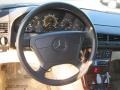 1993 Mercedes-Benz SL Parchment Interior Steering Wheel Photo
