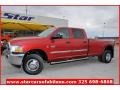 2010 Inferno Red Crystal Pearl Dodge Ram 3500 ST Crew Cab 4x4 Dually  photo #1