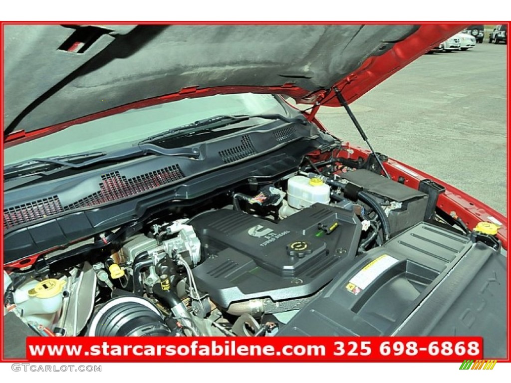 2010 Ram 3500 ST Crew Cab 4x4 Dually - Inferno Red Crystal Pearl / Dark Slate/Medium Graystone photo #26