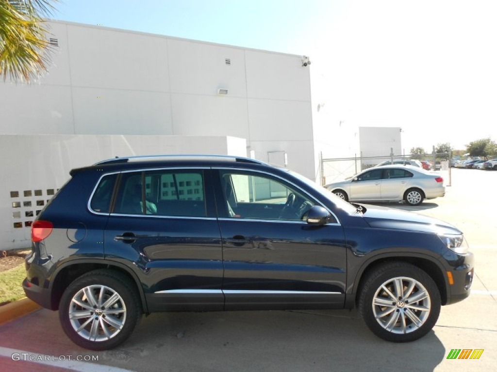 Night Blue Metallic 2012 Volkswagen Tiguan SE Exterior Photo #57571510