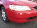 1999 San Marino Red Honda Accord EX V6 Coupe  photo #3