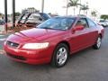 1999 San Marino Red Honda Accord EX V6 Coupe  photo #1