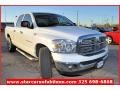 2007 Bright White Dodge Ram 1500 SLT Quad Cab  photo #9