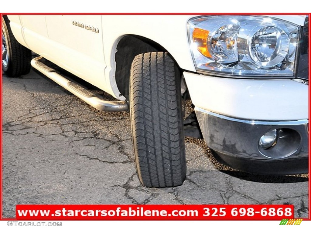 2007 Ram 1500 SLT Quad Cab - Bright White / Medium Slate Gray photo #10