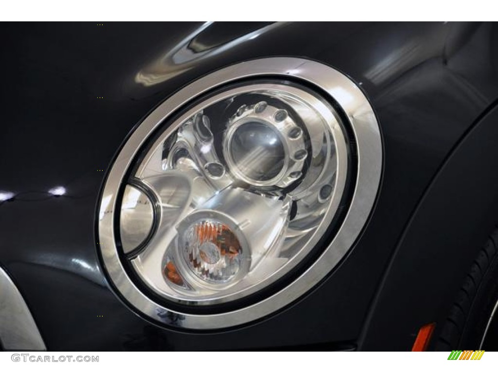 2010 Cooper S Convertible - Midnight Black Metallic / Punch Carbon Black Leather photo #22