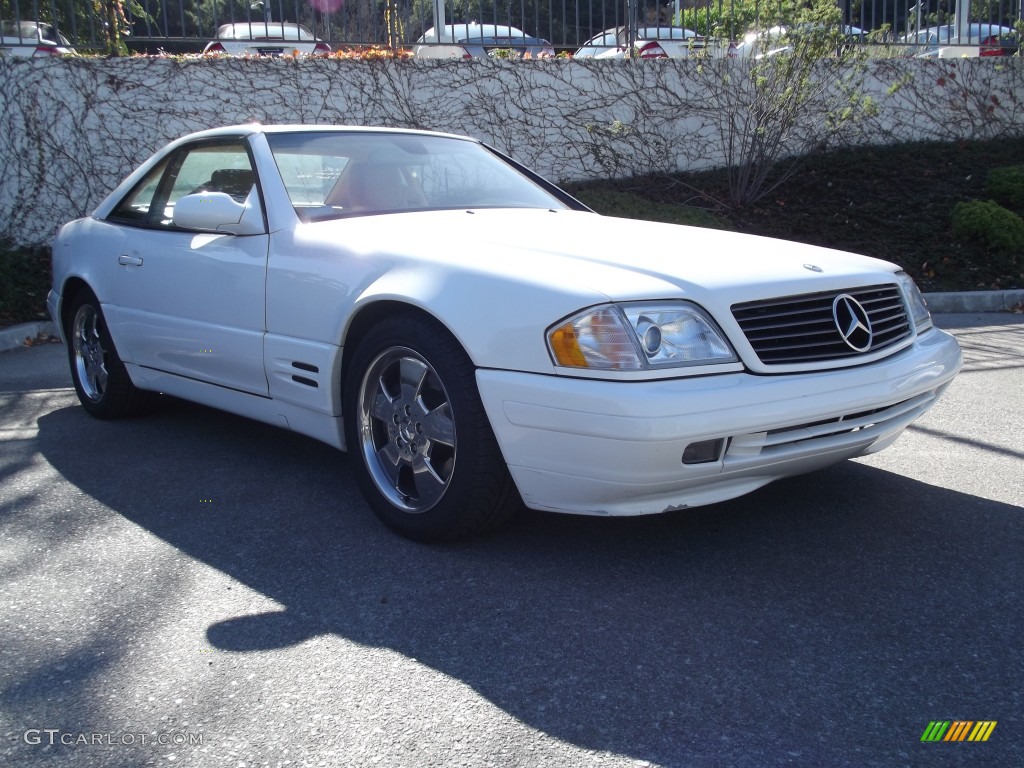1999 SL 500 Roadster - Glacier White / Java photo #1