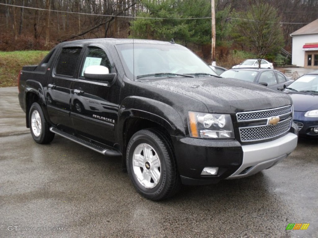 Black 2007 Chevrolet Avalanche LT 4WD Exterior Photo #57576079