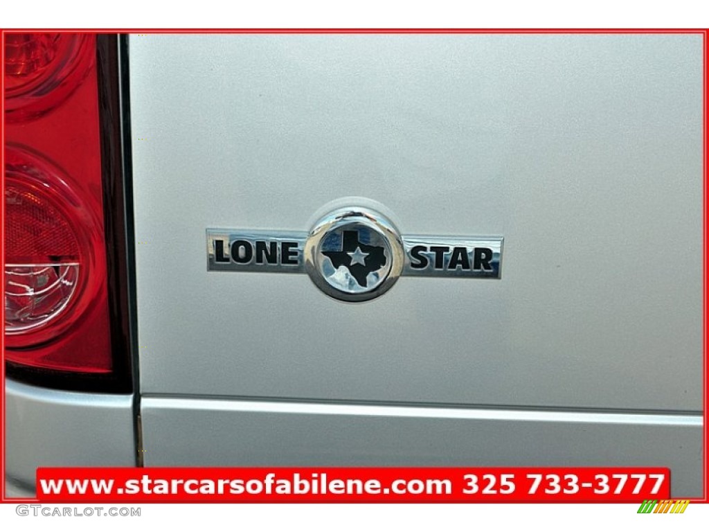 2008 Ram 1500 Lone Star Edition Quad Cab 4x4 - Bright Silver Metallic / Medium Slate Gray photo #6