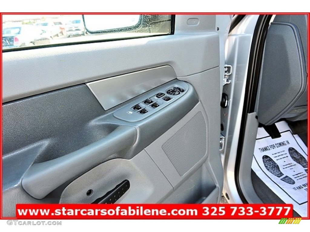 2008 Ram 1500 Lone Star Edition Quad Cab 4x4 - Bright Silver Metallic / Medium Slate Gray photo #18