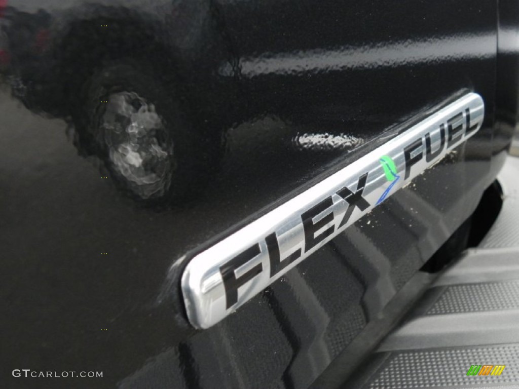 2011 F150 XLT SuperCab 4x4 - Ebony Black / Steel Gray photo #18