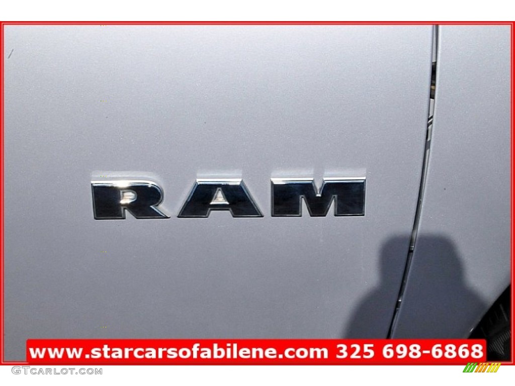 2008 Ram 1500 SXT Quad Cab - Bright Silver Metallic / Medium Slate Gray photo #9