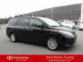 2011 Black Toyota Sienna XLE  photo #1