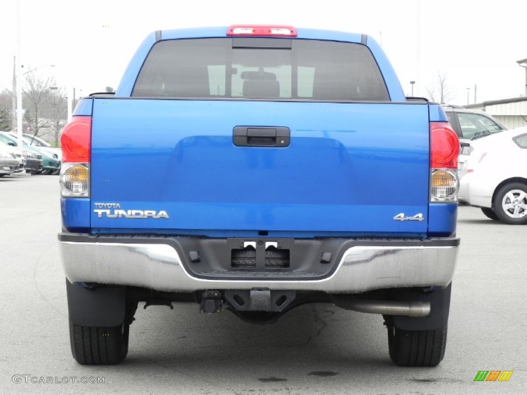 2008 Tundra SR5 Double Cab 4x4 - Blue Streak Metallic / Graphite Gray photo #14