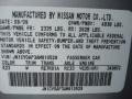 K23: Liquid Platinum 2010 Infiniti M 35 Sedan Color Code