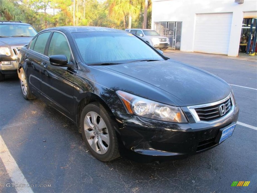 2008 Accord EX Sedan - Nighthawk Black Pearl / Black photo #1