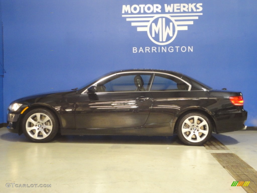 2008 3 Series 335i Convertible - Jet Black / Black photo #4