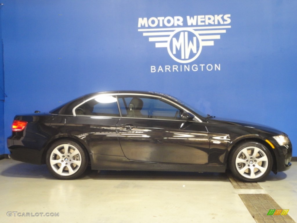 2008 3 Series 335i Convertible - Jet Black / Black photo #11